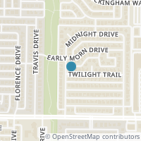 Map location of 2300 Evening Sun Dr, Plano TX 75093