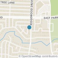 Map location of 2317 Ridgewood Drive, Plano, TX 75074
