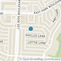 Map location of 4308 Angelina Drive, Plano, TX 75074