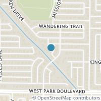 Map location of 2200 Courtney Place, Plano, TX 75075