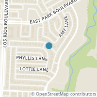 Map location of 2128 Donna Drive, Plano, TX 75074