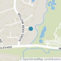 Map location of 2104 Willow Bend Dr, Plano TX 75093