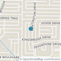Map location of 2301 Huntington Dr, Plano TX 75075