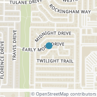 Map location of 4212 Early Morn Drive, Plano, TX 75093