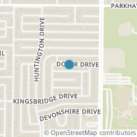 Map location of 3200 Dover Drive, Plano, TX 75075