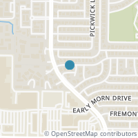 Map location of 4640 Ringgold Lane, Plano, TX 75093