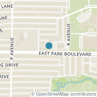 Map location of 1913 E Park Blvd, Plano TX 75074