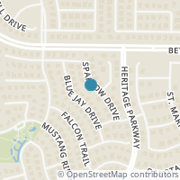 Map location of 1007 Sparrow Drive, Murphy, TX 75094