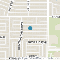 Map location of 3300 Winchester Drive, Plano, TX 75075