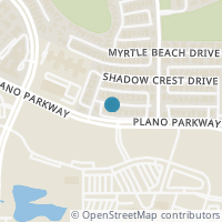 Map location of 6728 Waterway Ct, Plano TX 75093