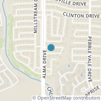 Map location of 1016 Revere Circle, Plano, TX 75075