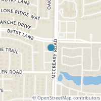 Map location of 723 Steppe Drive, Murphy, TX 75094