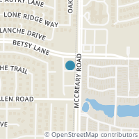 Map location of 711 Steppe Drive, Murphy, TX 75094