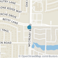 Map location of 729 Steppe Drive, Murphy, TX 75094