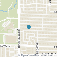 Map location of 2413 Lemmontree Lane, Plano, TX 75074