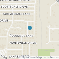 Map location of 1407 Gordon Drive, Wylie, TX 75098