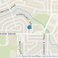 Map location of 2609 Pinehurst Drive, Plano, TX 75075