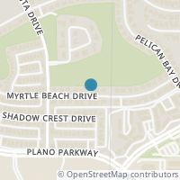 Map location of 6609 Myrtle Beach Drive, Plano, TX 75093