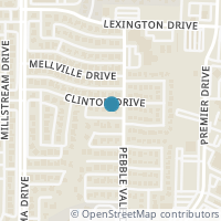Map location of 904 Clinton Dr, Plano TX 75075