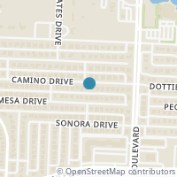 Map location of 4024 Camino Drive, Plano, TX 75074