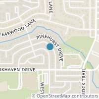 Map location of 2624 Winterplace Circle, Plano, TX 75075