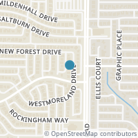 Map location of 2709 Westmoreland Dr, Plano TX 75093