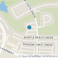 Map location of 6721 Sandtrap Court, Plano, TX 75093