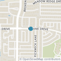 Map location of 2640 Pine Springs Drive, Plano, TX 75093