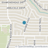 Map location of 3504 Pinehurst Drive, Plano, TX 75075