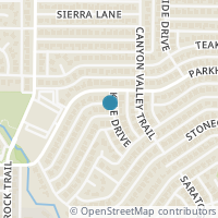 Map location of 2501 Indian Hills Dr, Plano TX 75075