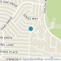 Map location of 3121 Charter Oak Drive, Plano, TX 75074