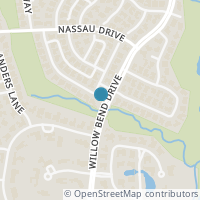 Map location of 2600 Redding Drive, Plano, TX 75093