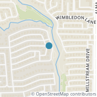 Map location of 2821 Chatsworth Lane, Plano, TX 75075