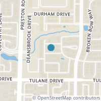 Map location of 4817 Deandra Lane, Plano, TX 75093