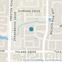 Map location of 4808 Lofty Lane, Plano, TX 75093
