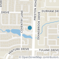 Map location of 5000 Kirkland Court, Plano, TX 75093