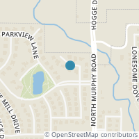 Map location of 110 Salsbury Circle, Murphy, TX 75094