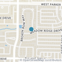 Map location of 4613 Meadow Ridge Dr, Plano TX 75093