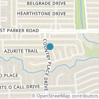 Map location of 3100 Country Place Dr, Plano TX 75075