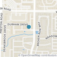 Map location of 4705 Bayview Drive, Plano, TX 75093