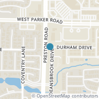 Map location of 3113 Deansbrook Drive, Plano, TX 75093