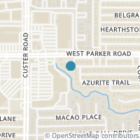 Map location of 1908 Copper Creek Drive, Plano, TX 75075