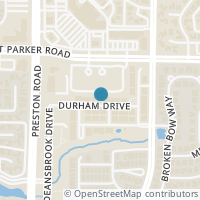 Map location of 4809 DURHAM Drive, Plano, TX 75093
