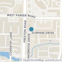 Map location of 4925 Durham Dr, Plano TX 75093