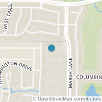 Map location of 4000 Memorial Ct, Carrollton TX 75010