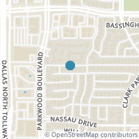 Map location of 5969 Kensington Drive, Plano, TX 75093