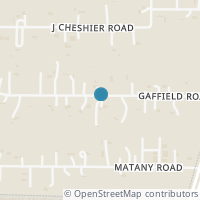 Map location of 17356 Gaffield Rd, Justin TX 76247