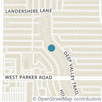 Map location of 3416 Hilltop Ln, Plano TX 75023
