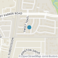 Map location of 3125 Parma Ln, Plano TX 75093