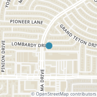 Map location of 952 Lombardy Drive, Plano, TX 75023